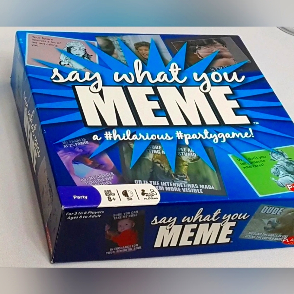 Say What You Meme Party Board Game 2013 Playroom Complete